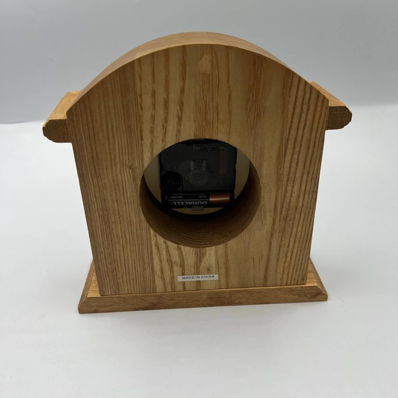 Heritage Mint LTD Timepiece Quartz Mantle Mounted Battery Operated Clock Wooden - Picture 7 of 9